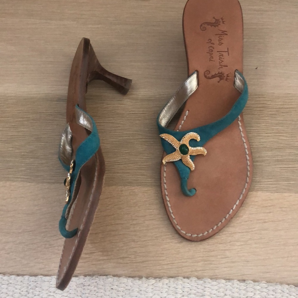 Miss Trish of Capri starfish kitten heel sandal - Picture 2 of 6